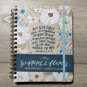 NWT-Scriptures & Florals 2026 Planner